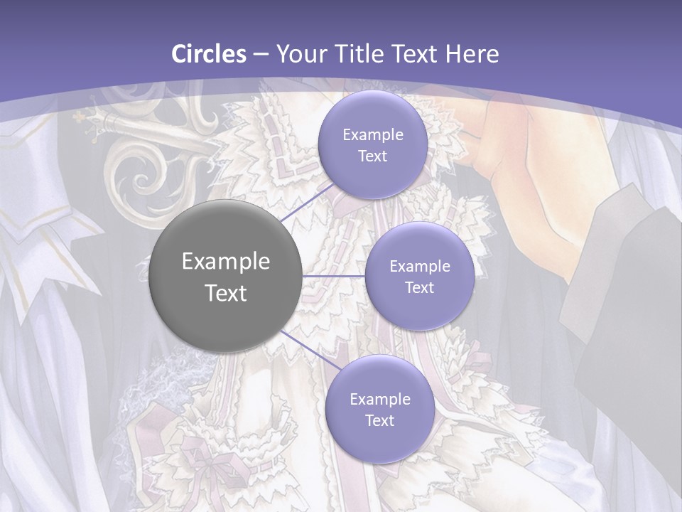 A Woman Sitting On A Chair In Front Of A Curtain PowerPoint Template