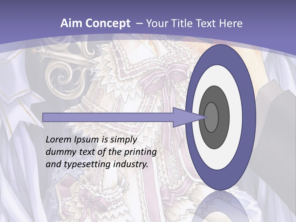 A Woman Sitting On A Chair In Front Of A Curtain PowerPoint Template