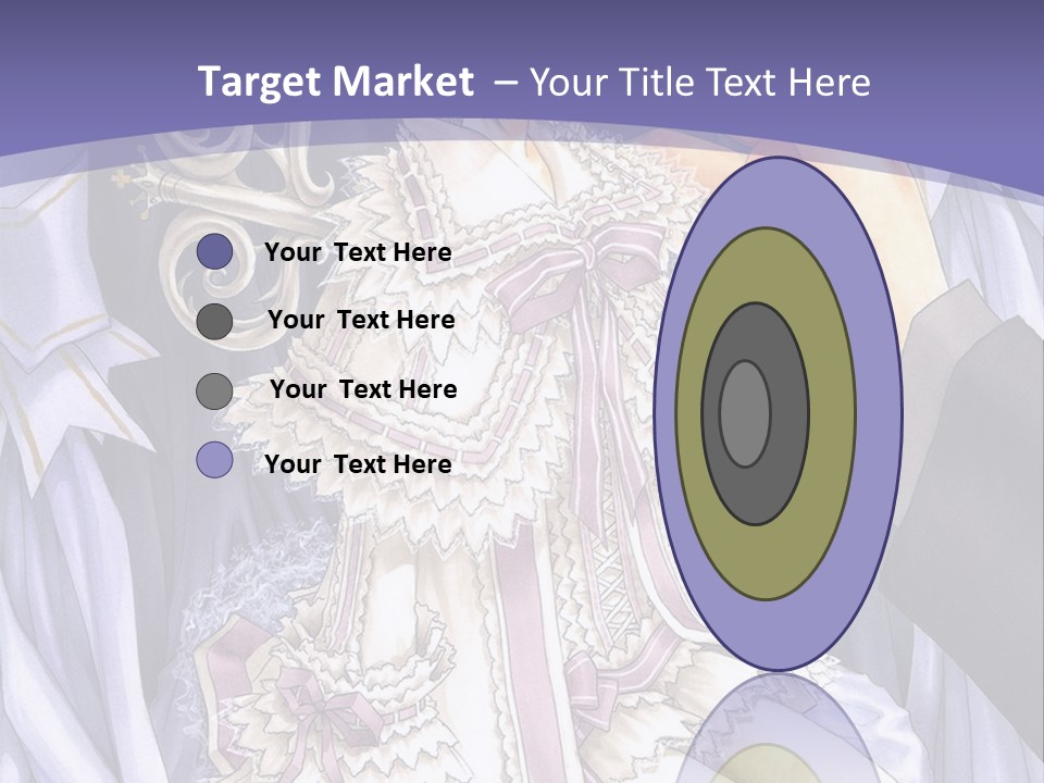 A Woman Sitting On A Chair In Front Of A Curtain PowerPoint Template