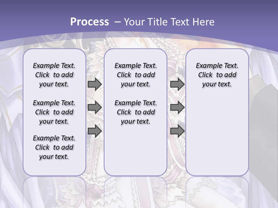 A Woman Sitting On A Chair In Front Of A Curtain PowerPoint Template