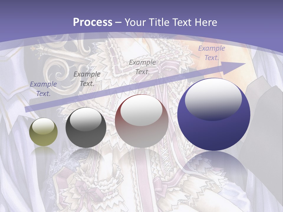 A Woman Sitting On A Chair In Front Of A Curtain PowerPoint Template