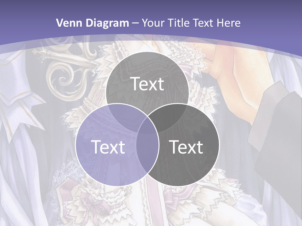 A Woman Sitting On A Chair In Front Of A Curtain PowerPoint Template