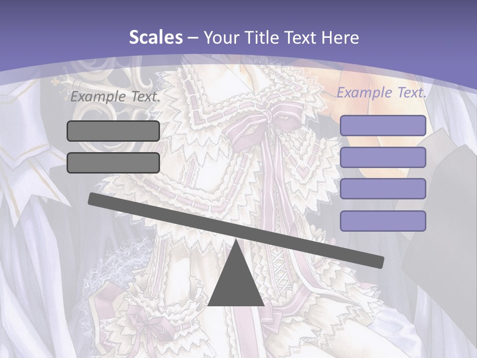 A Woman Sitting On A Chair In Front Of A Curtain PowerPoint Template