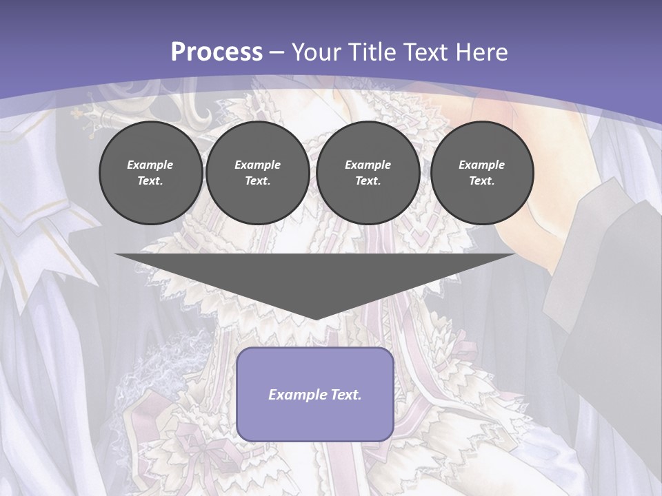 A Woman Sitting On A Chair In Front Of A Curtain PowerPoint Template