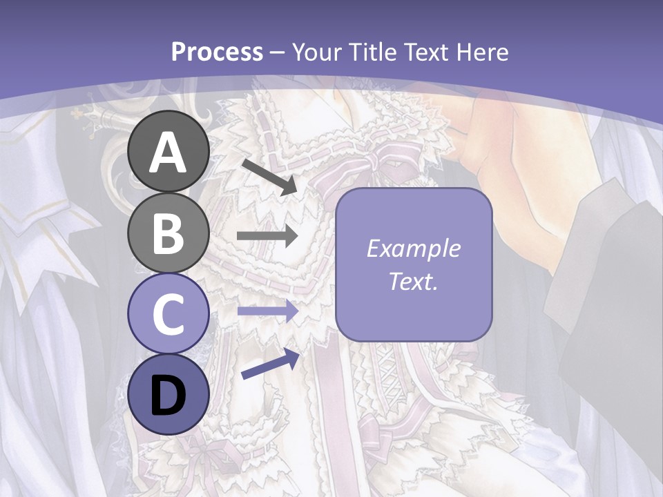 A Woman Sitting On A Chair In Front Of A Curtain PowerPoint Template