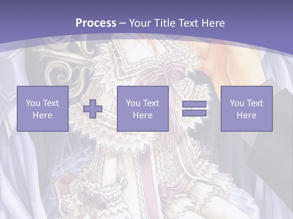 A Woman Sitting On A Chair In Front Of A Curtain PowerPoint Template