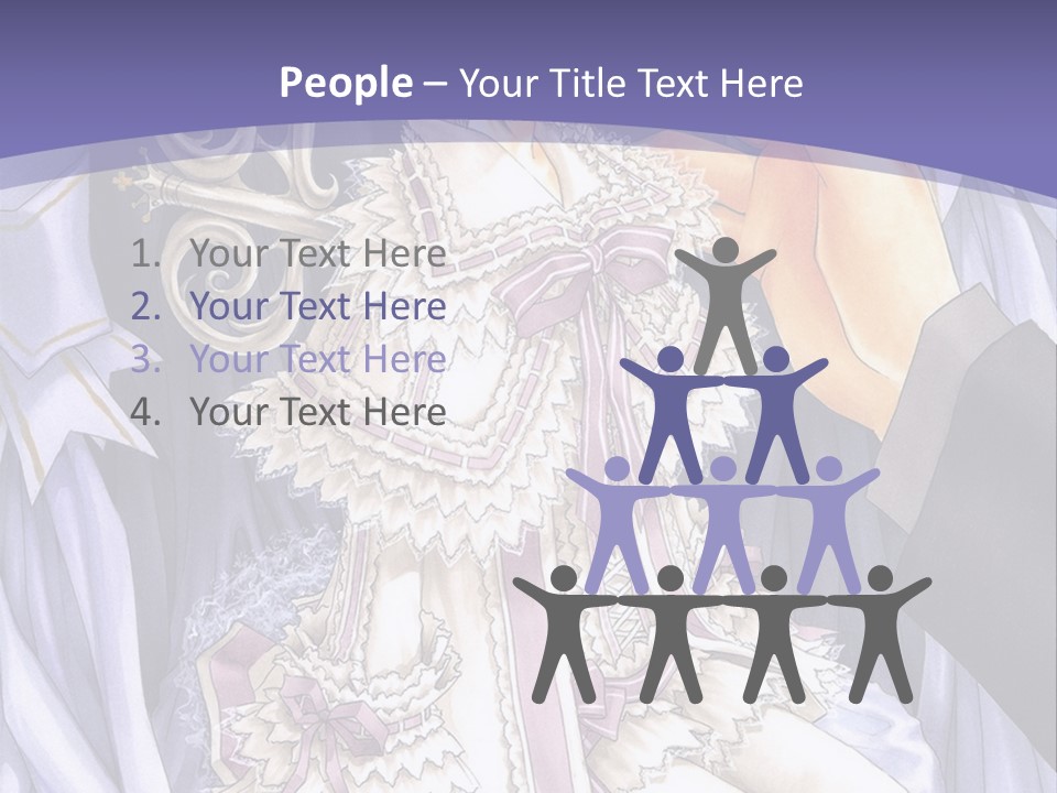 A Woman Sitting On A Chair In Front Of A Curtain PowerPoint Template