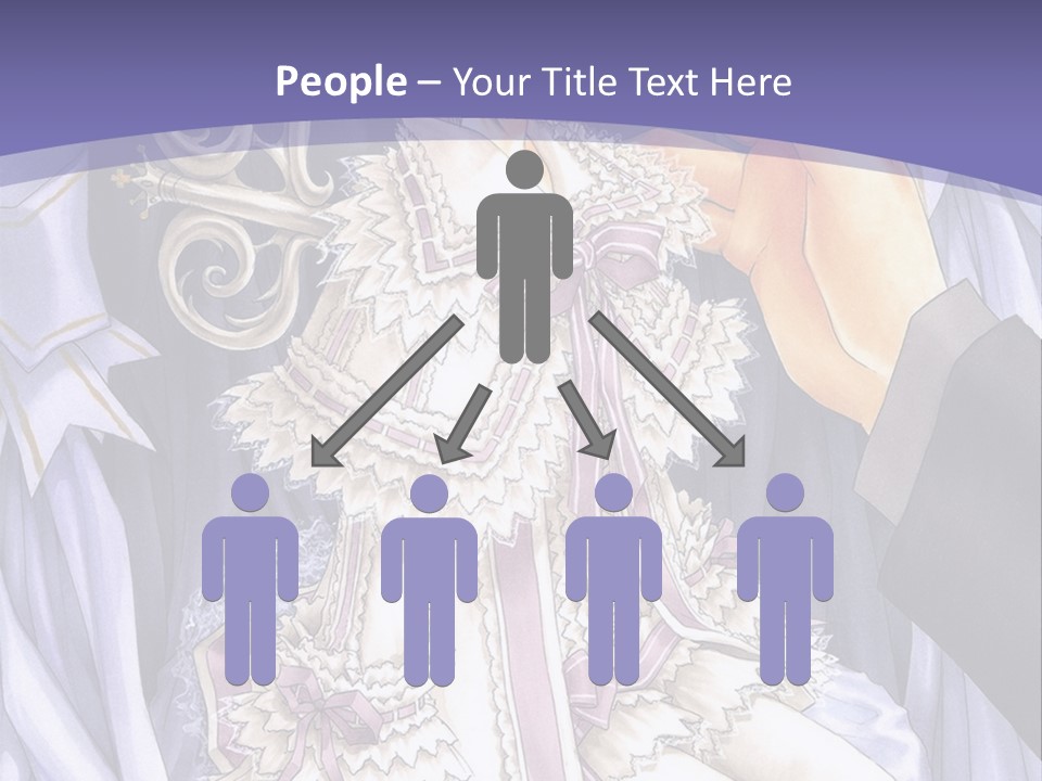 A Woman Sitting On A Chair In Front Of A Curtain PowerPoint Template
