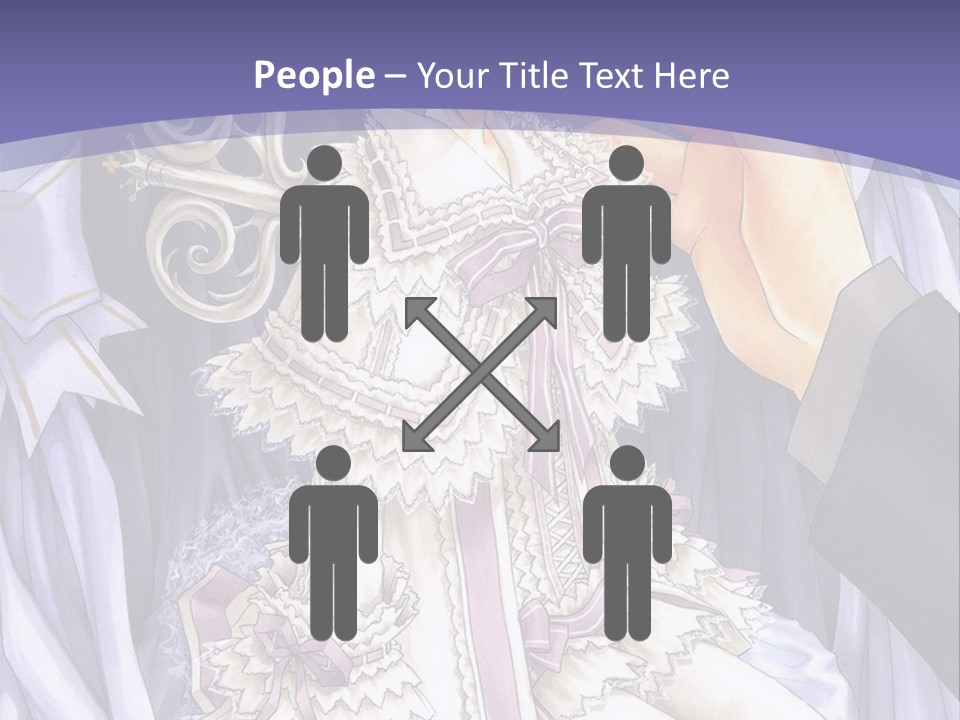 A Woman Sitting On A Chair In Front Of A Curtain PowerPoint Template