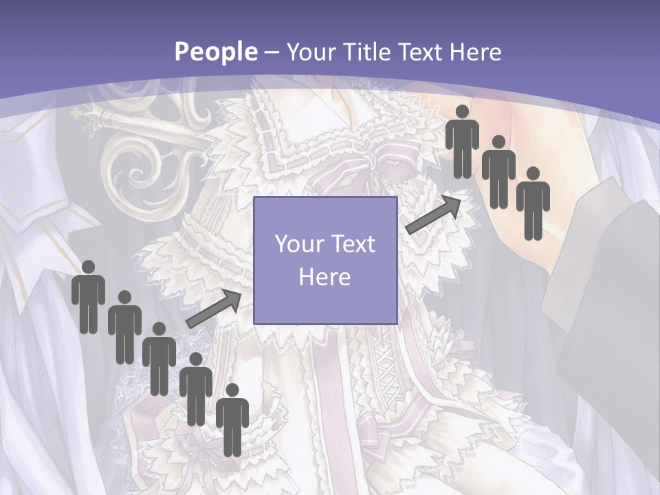 A Woman Sitting On A Chair In Front Of A Curtain PowerPoint Template