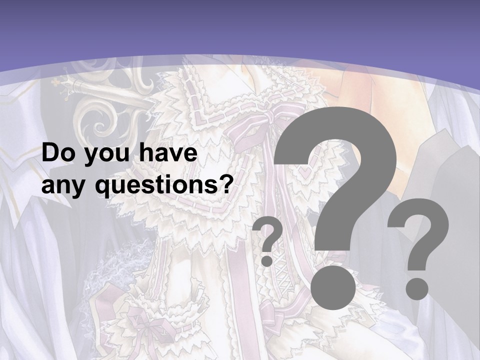 A Woman Sitting On A Chair In Front Of A Curtain PowerPoint Template