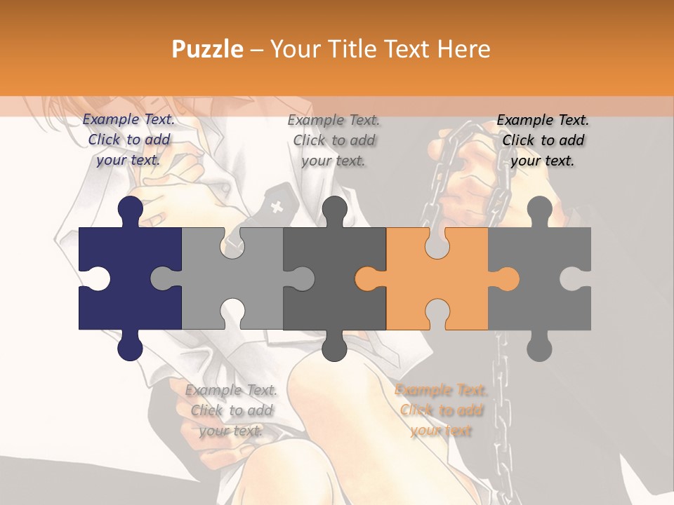 A Man And A Woman Sitting Next To Each Other PowerPoint Template