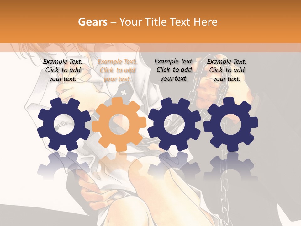 A Man And A Woman Sitting Next To Each Other PowerPoint Template