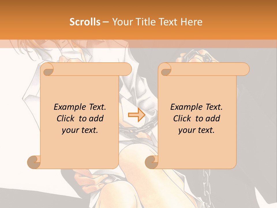 A Man And A Woman Sitting Next To Each Other PowerPoint Template