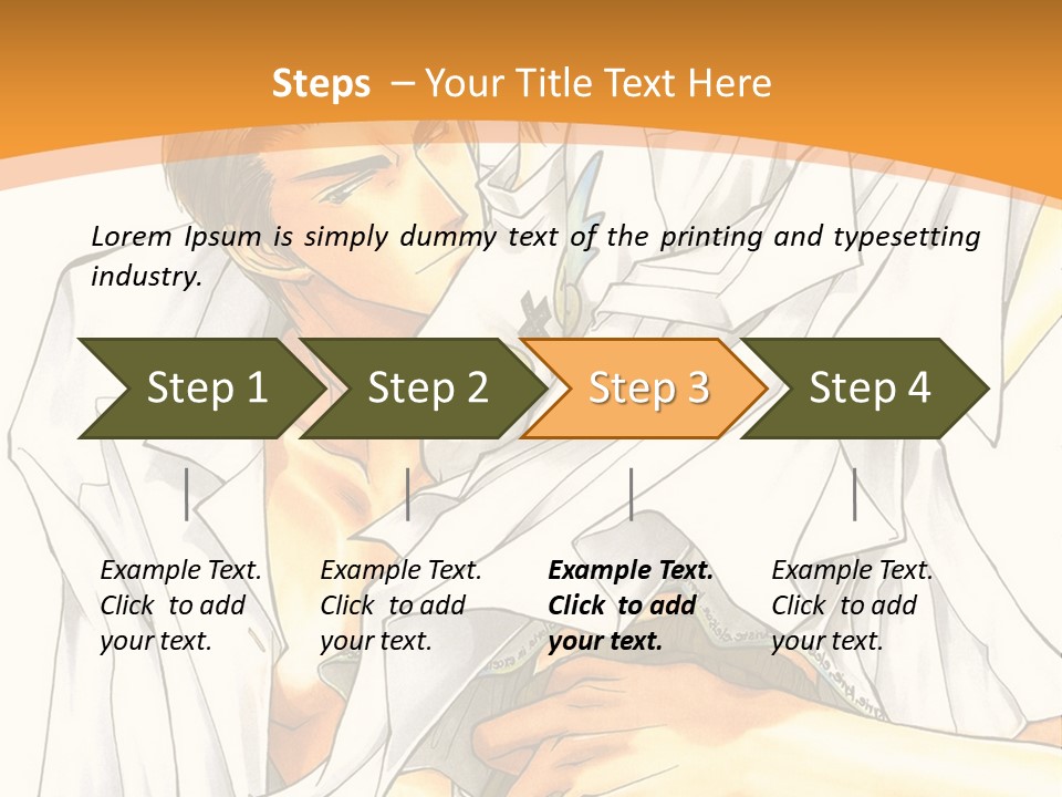 A Couple Of People Sitting Next To Each Other PowerPoint Template