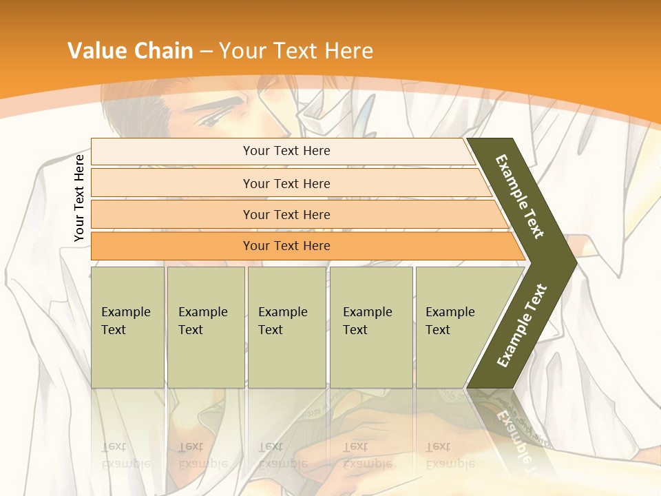 A Couple Of People Sitting Next To Each Other PowerPoint Template