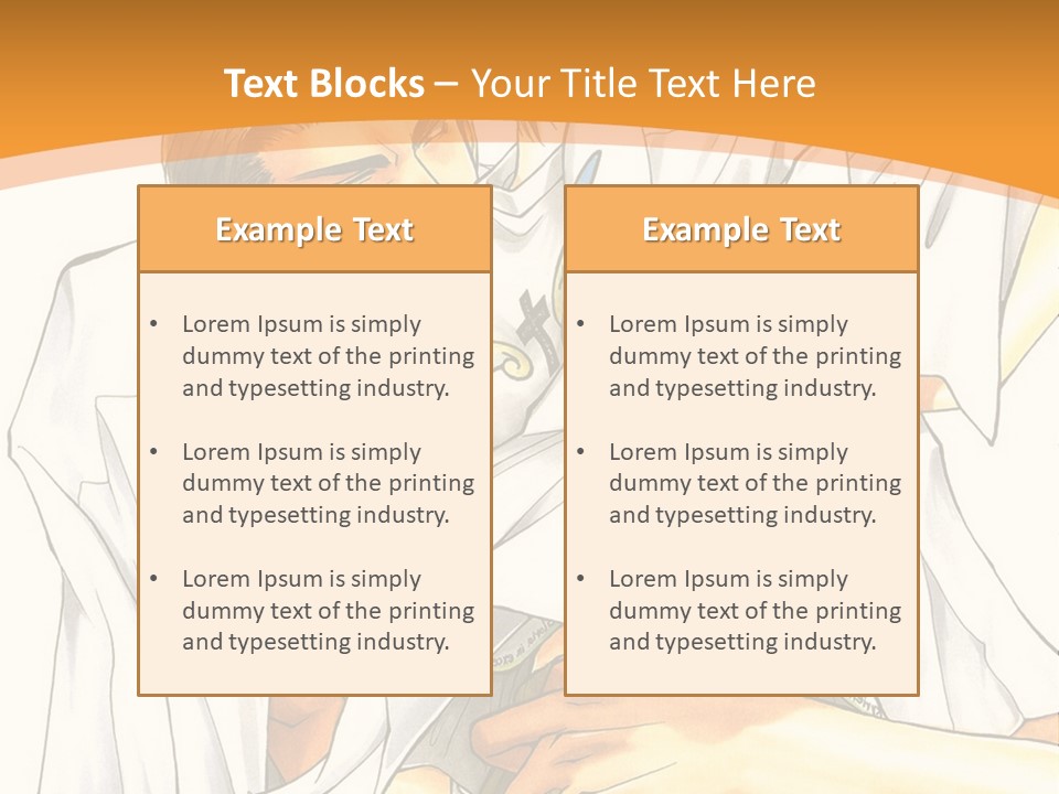 A Couple Of People Sitting Next To Each Other PowerPoint Template