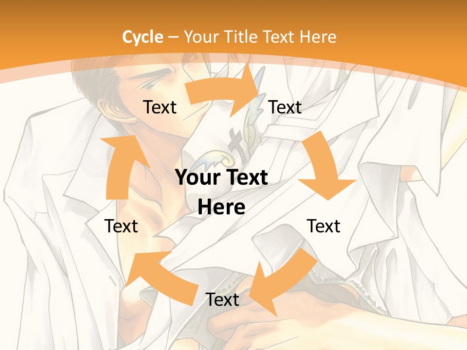 A Couple Of People Sitting Next To Each Other PowerPoint Template