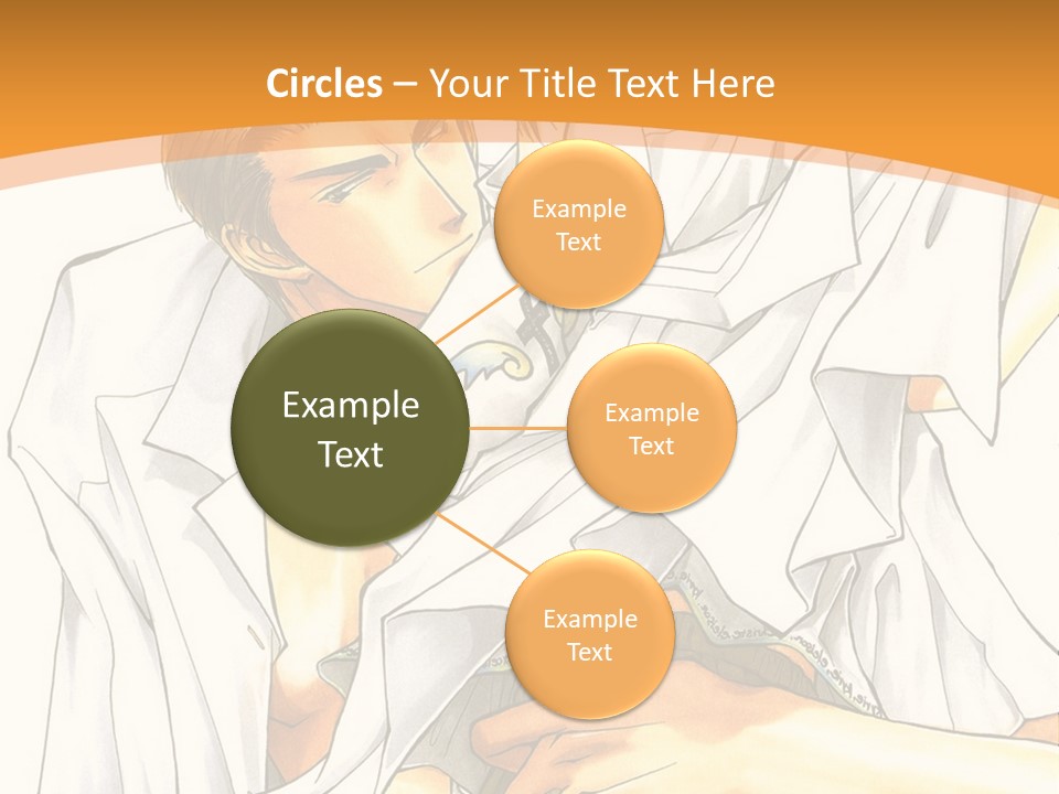 A Couple Of People Sitting Next To Each Other PowerPoint Template