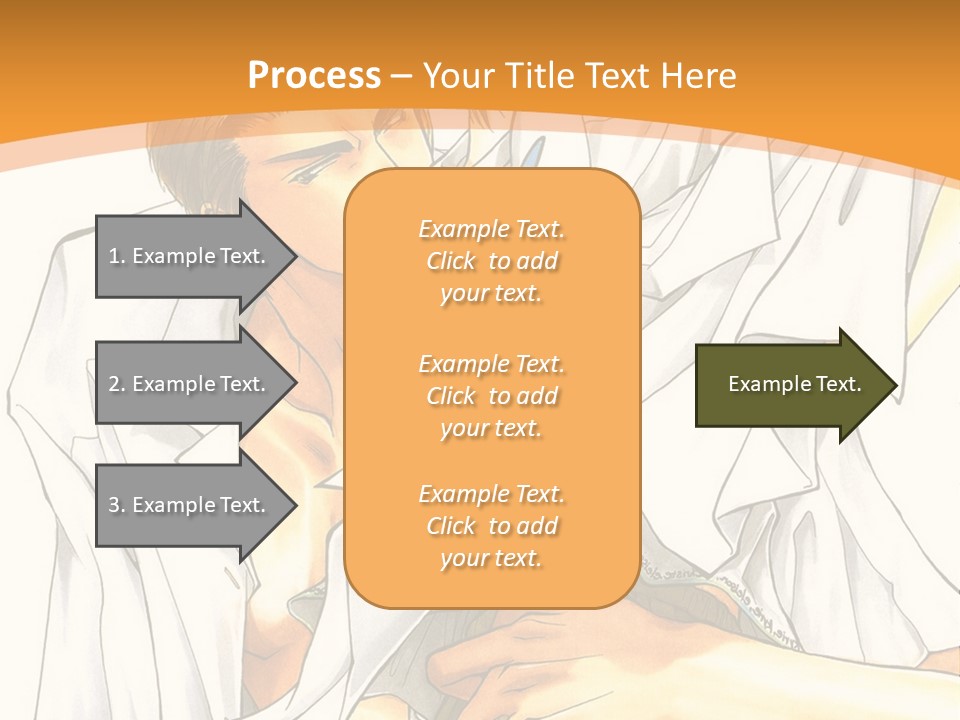 A Couple Of People Sitting Next To Each Other PowerPoint Template