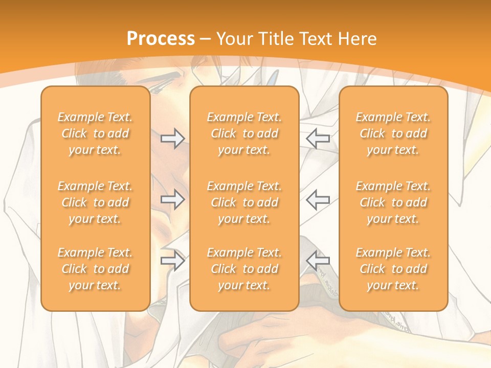 A Couple Of People Sitting Next To Each Other PowerPoint Template