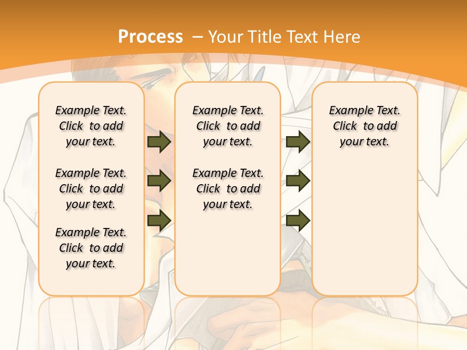 A Couple Of People Sitting Next To Each Other PowerPoint Template