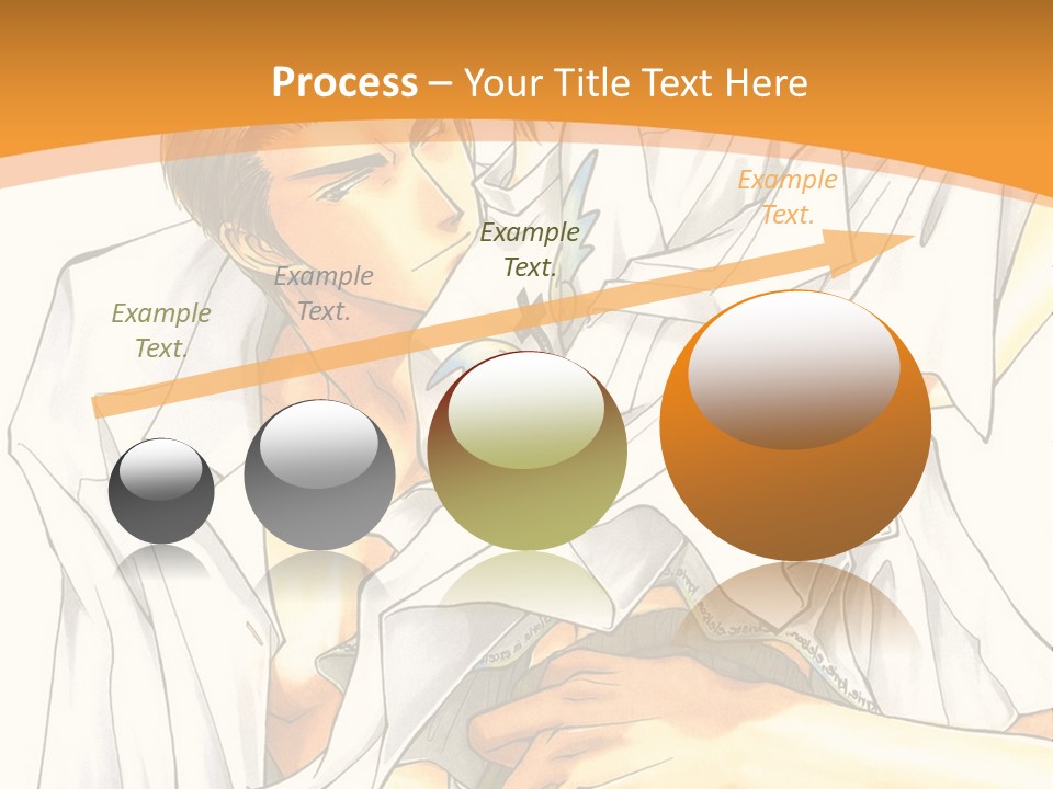 A Couple Of People Sitting Next To Each Other PowerPoint Template