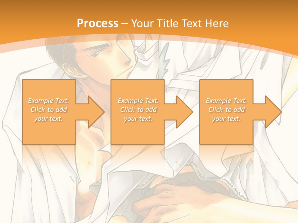 A Couple Of People Sitting Next To Each Other PowerPoint Template
