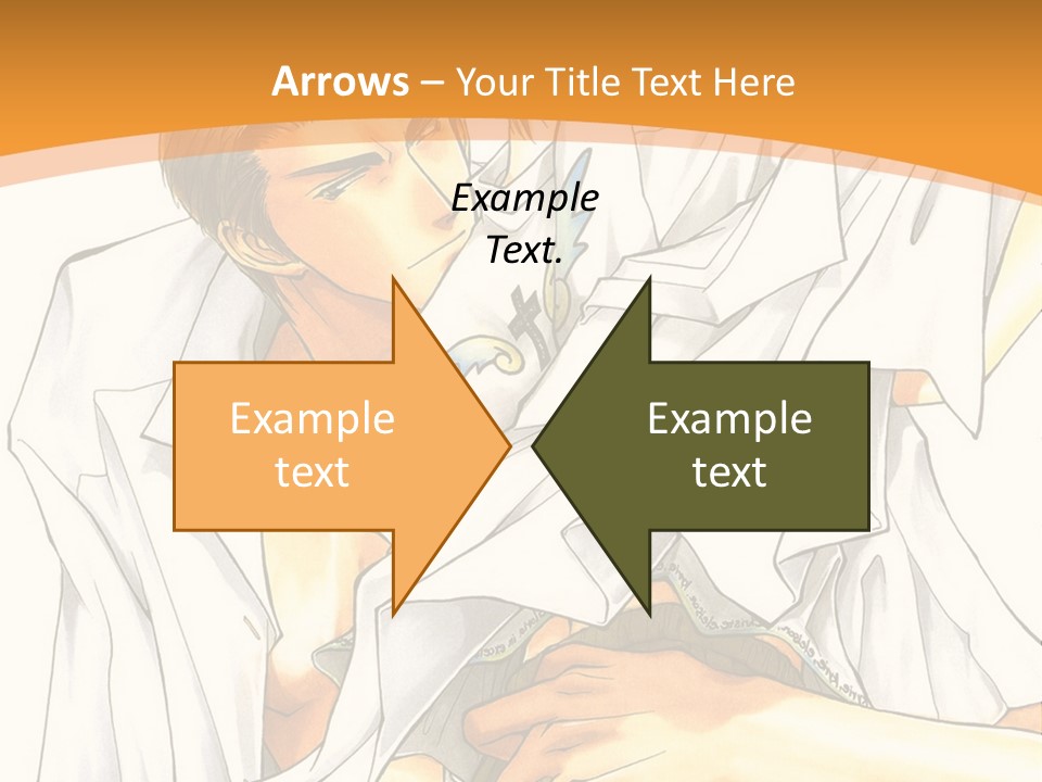 A Couple Of People Sitting Next To Each Other PowerPoint Template
