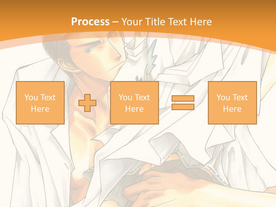 A Couple Of People Sitting Next To Each Other PowerPoint Template