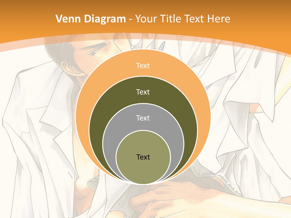 A Couple Of People Sitting Next To Each Other PowerPoint Template