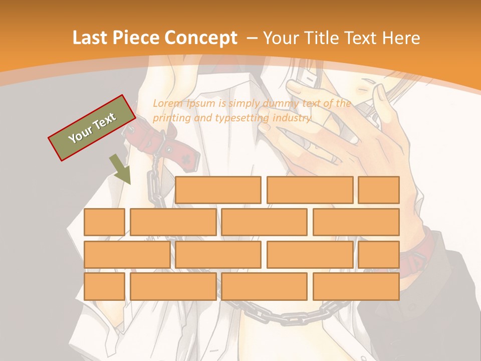 A Man And A Woman Kissing In Front Of A Brown Background PowerPoint Template