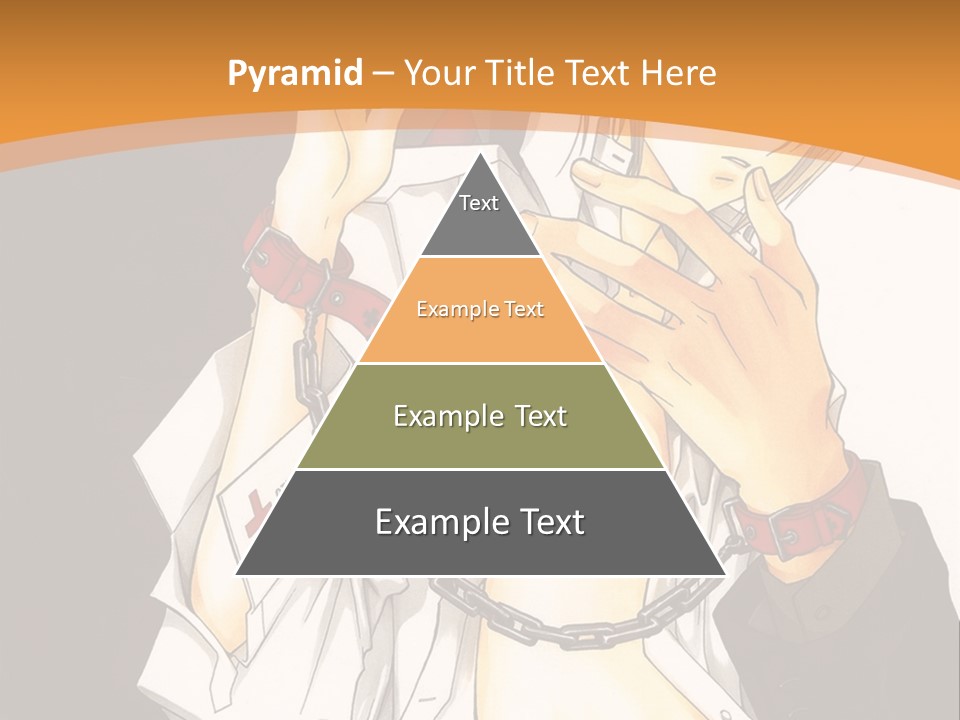 A Man And A Woman Kissing In Front Of A Brown Background PowerPoint Template