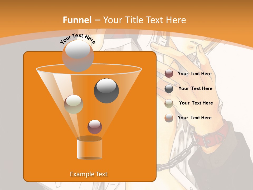 A Man And A Woman Kissing In Front Of A Brown Background PowerPoint Template