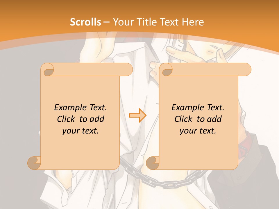 A Man And A Woman Kissing In Front Of A Brown Background PowerPoint Template