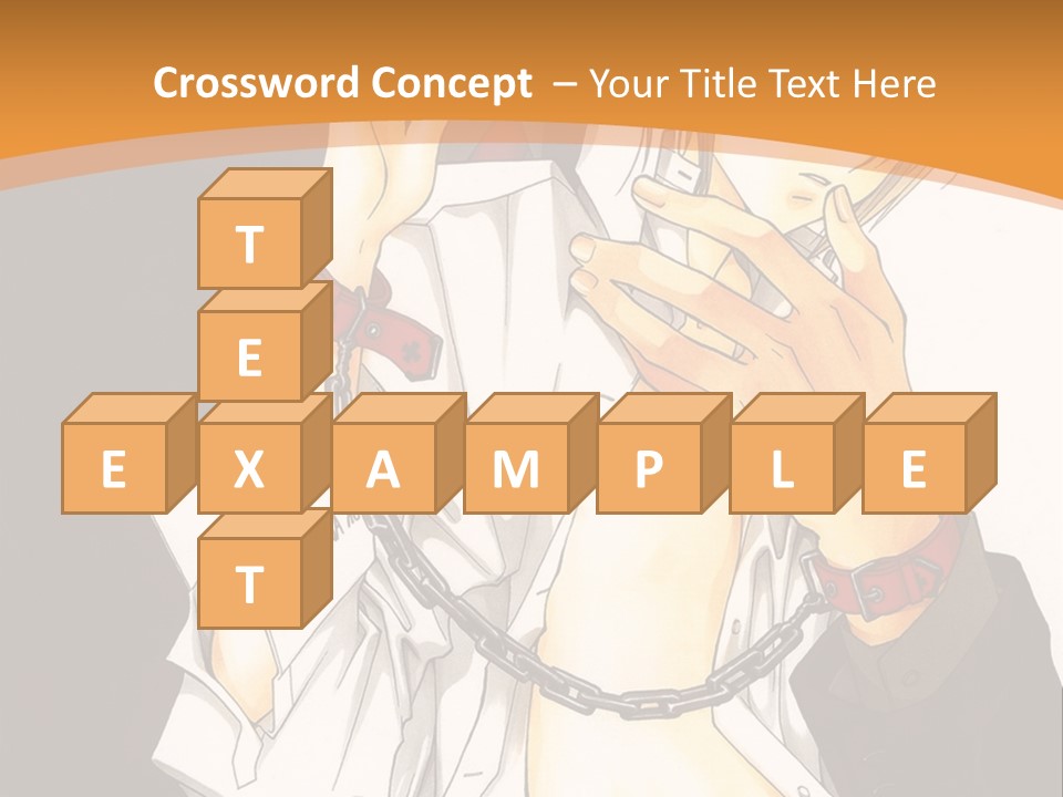 A Man And A Woman Kissing In Front Of A Brown Background PowerPoint Template