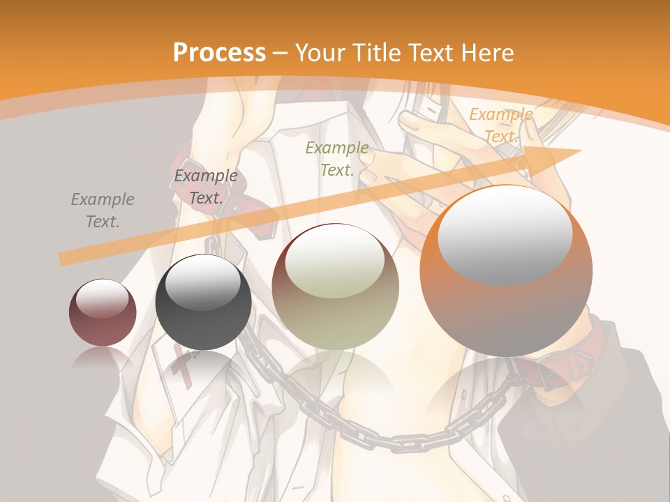 A Man And A Woman Kissing In Front Of A Brown Background PowerPoint Template