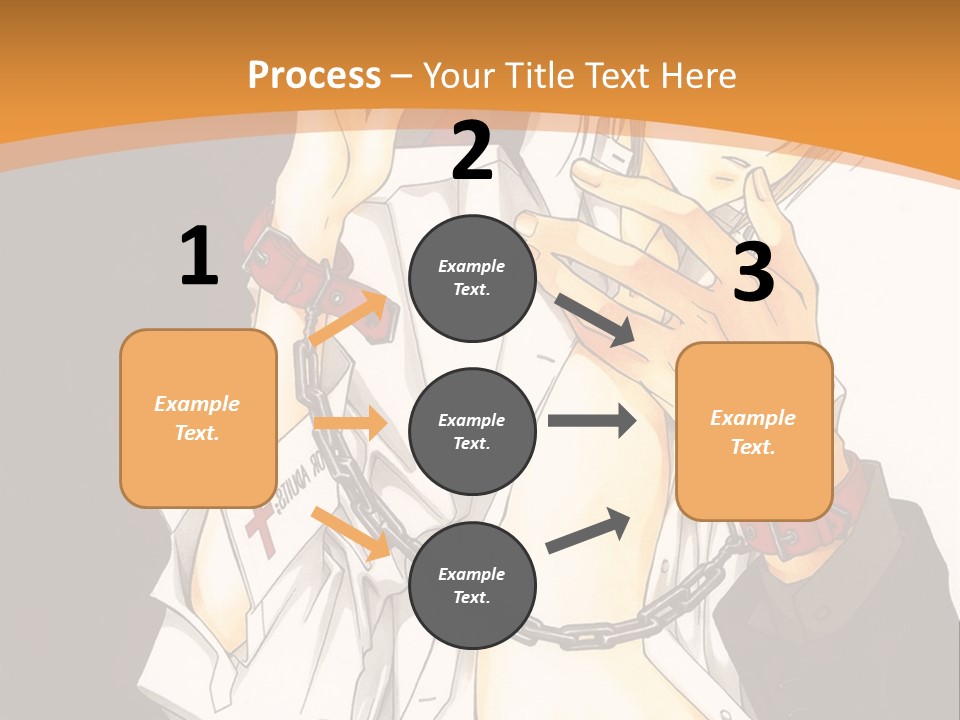 A Man And A Woman Kissing In Front Of A Brown Background PowerPoint Template