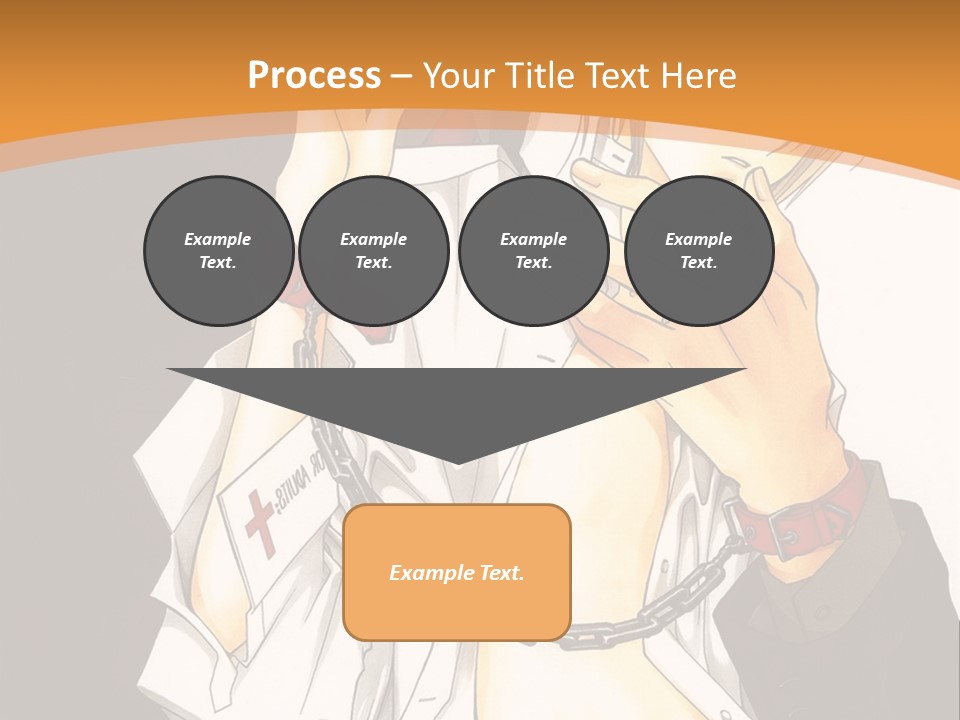 A Man And A Woman Kissing In Front Of A Brown Background PowerPoint Template