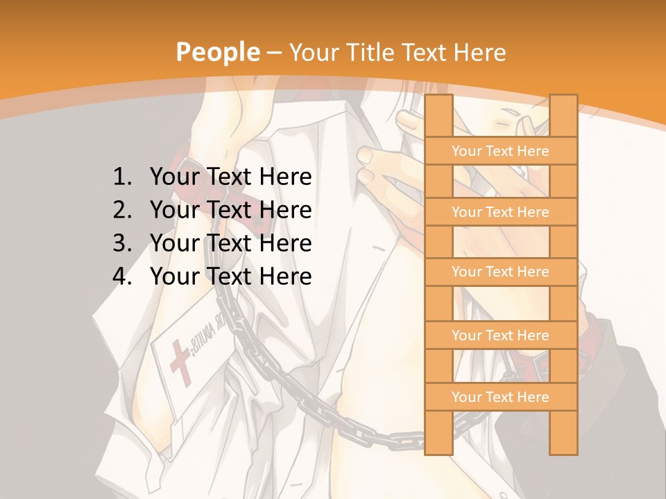 A Man And A Woman Kissing In Front Of A Brown Background PowerPoint Template