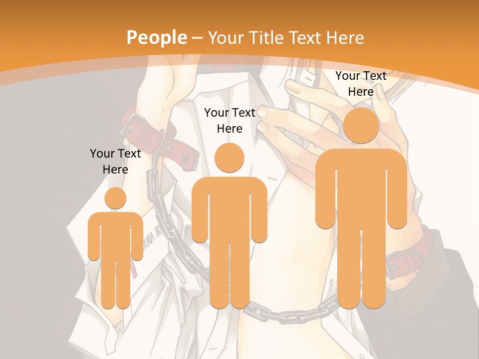 A Man And A Woman Kissing In Front Of A Brown Background PowerPoint Template