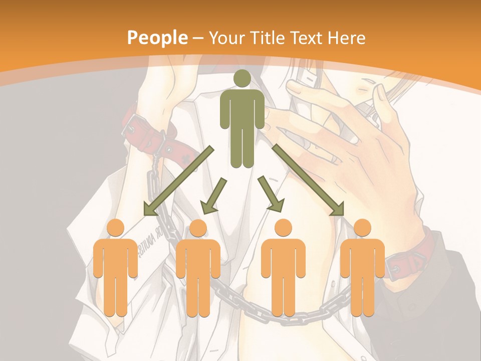 A Man And A Woman Kissing In Front Of A Brown Background PowerPoint Template