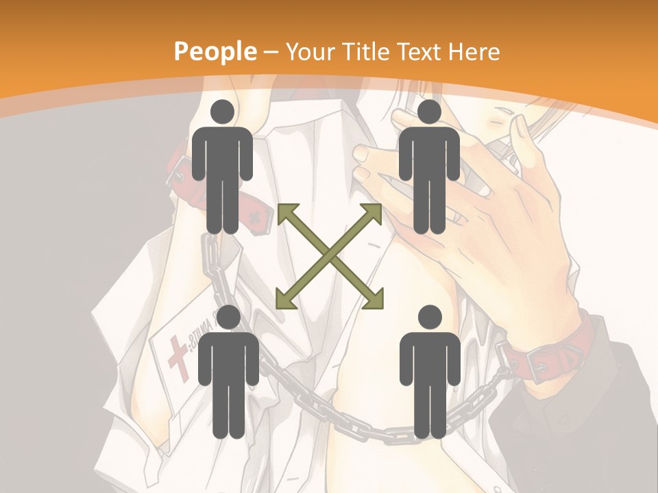 A Man And A Woman Kissing In Front Of A Brown Background PowerPoint Template