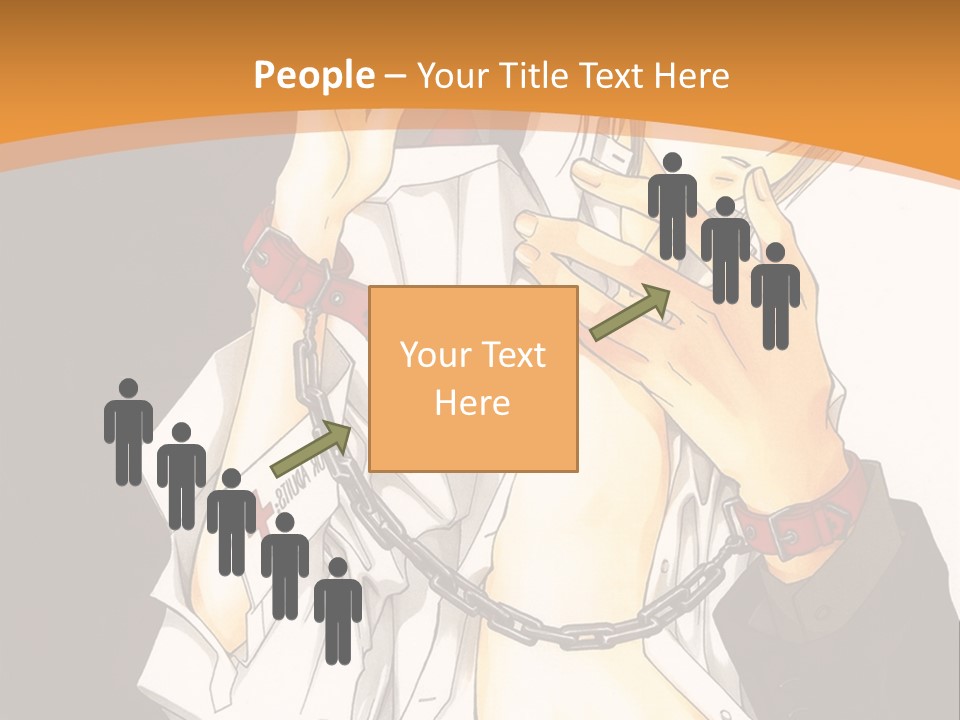 A Man And A Woman Kissing In Front Of A Brown Background PowerPoint Template