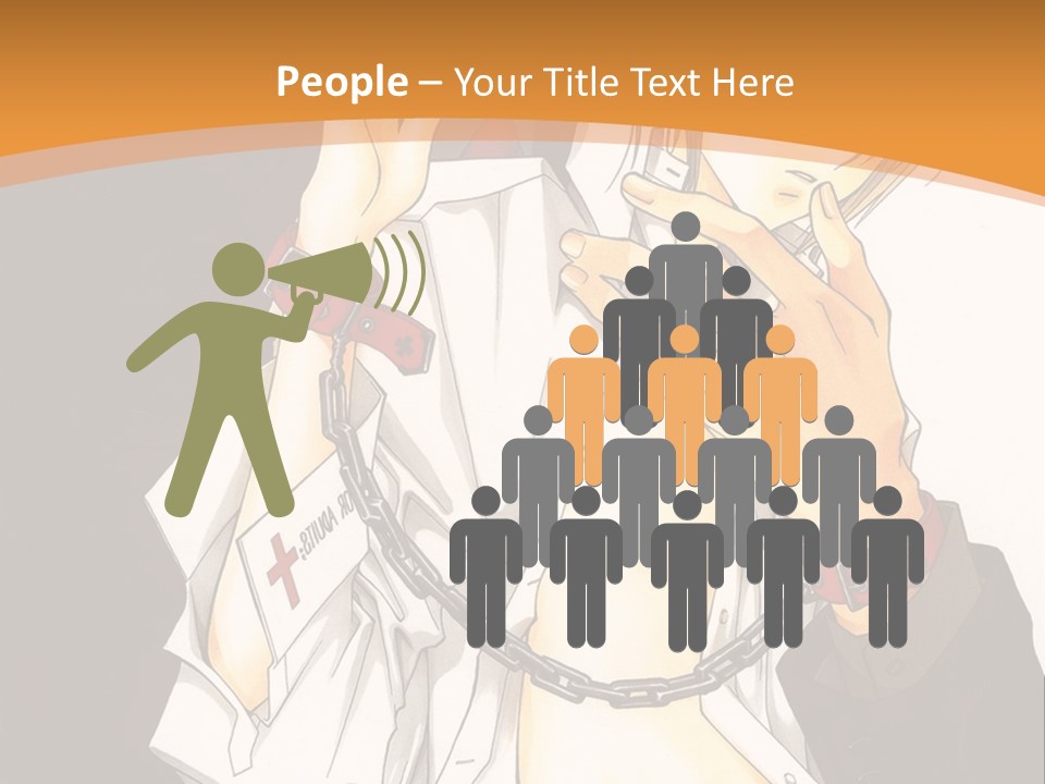 A Man And A Woman Kissing In Front Of A Brown Background PowerPoint Template