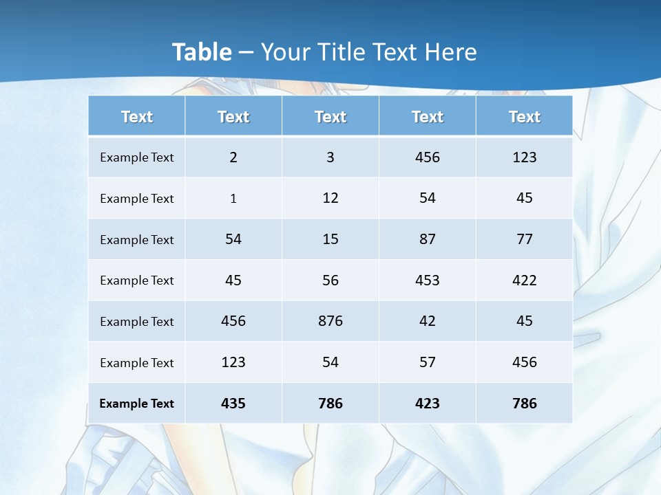 A Man And A Woman Kissing In Front Of A Blue Background PowerPoint Template