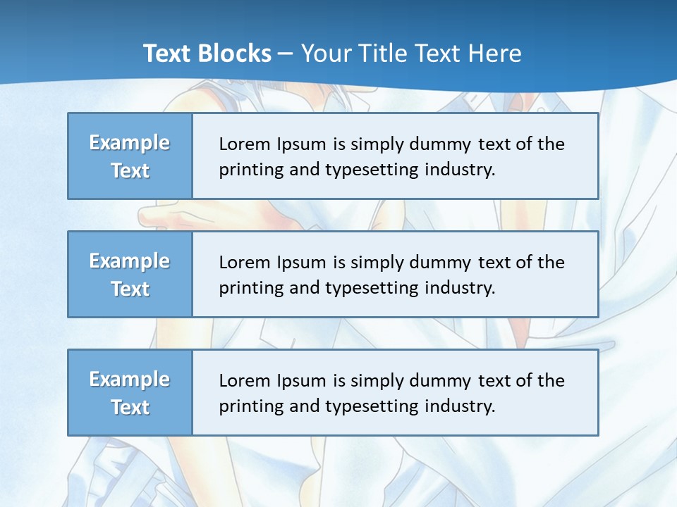 A Man And A Woman Kissing In Front Of A Blue Background PowerPoint Template