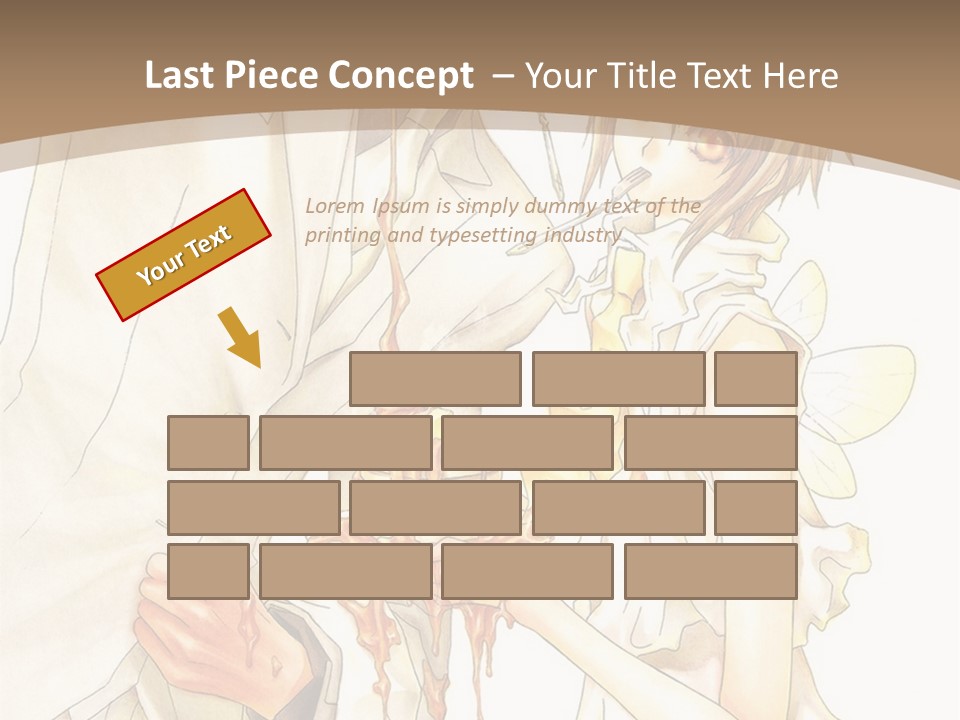 A Man And Woman Holding A Cake In Their Hands PowerPoint Template