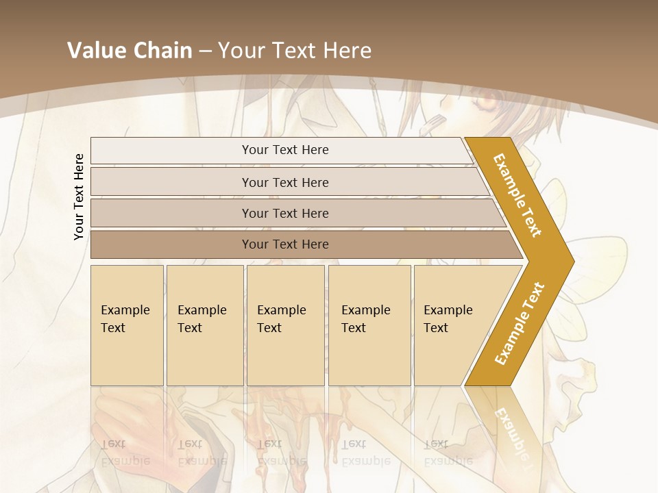 A Man And Woman Holding A Cake In Their Hands PowerPoint Template