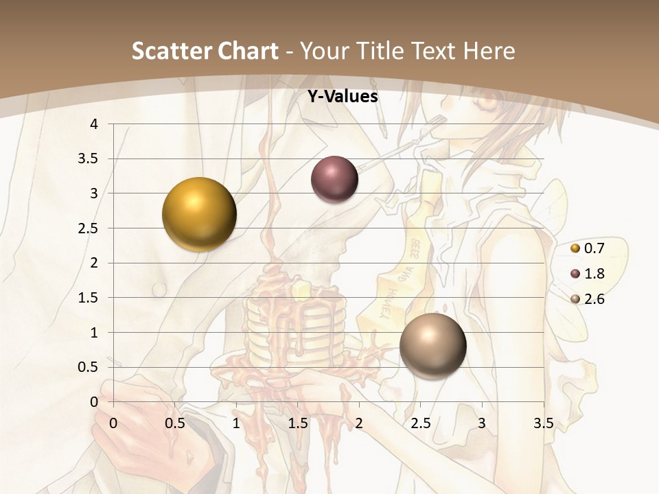 A Man And Woman Holding A Cake In Their Hands PowerPoint Template